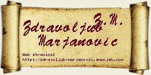 Zdravoljub Marjanović vizit kartica